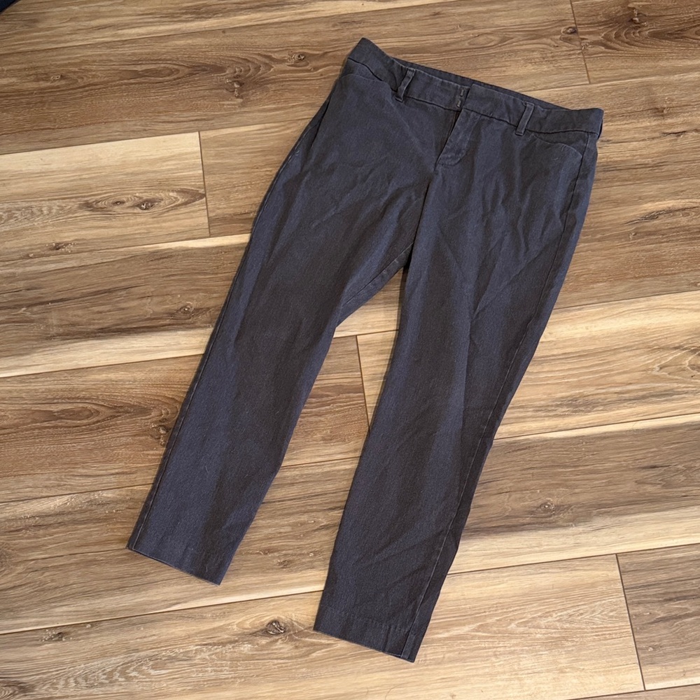 Old Navy Women's Dark Gray Straight Leg Pants